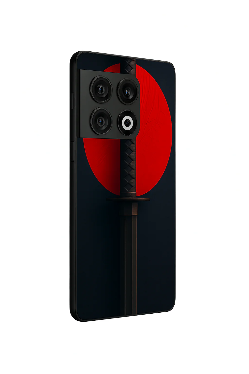 Katana Abstract Shot Premium Glass Back Cover For One Plus 13, 12, 11, 10, Nord Series - Image 3