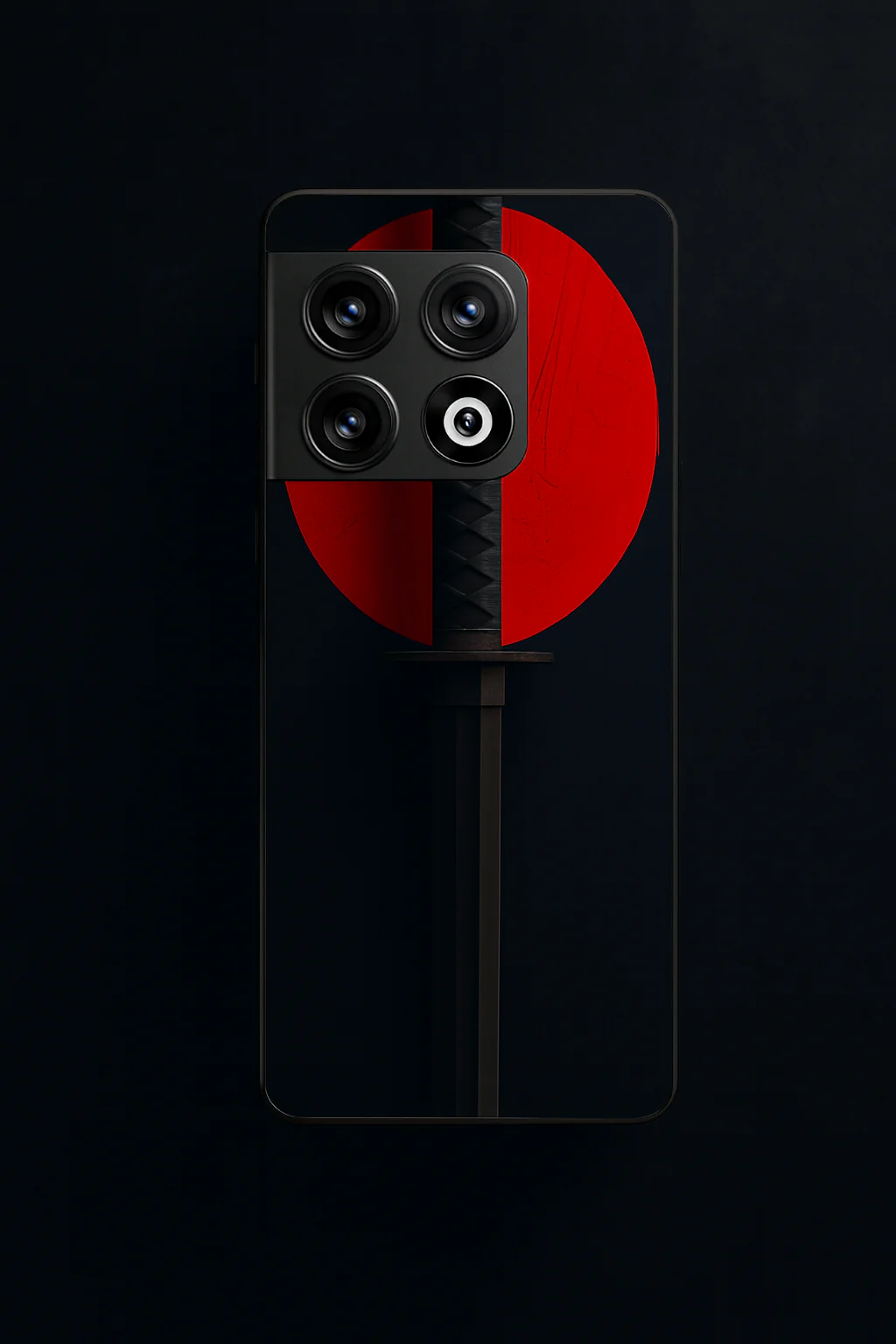 Katana Abstract Shot Premium Glass Back Cover For One Plus 13, 12, 11, 10, Nord Series - Image 4