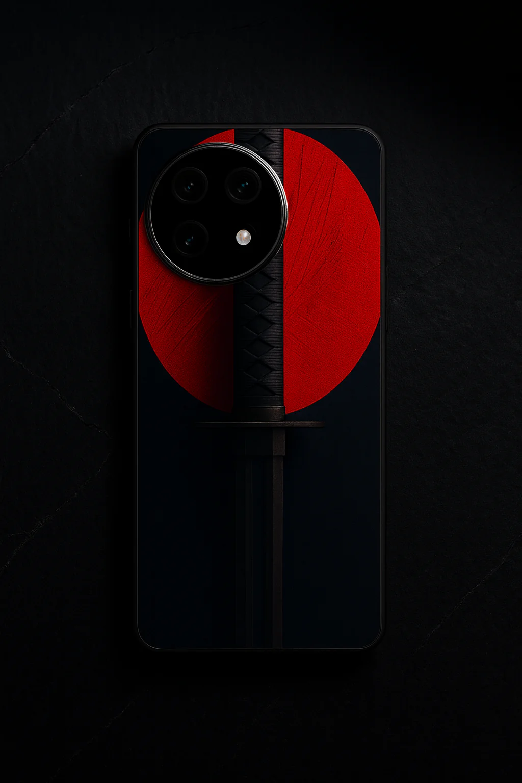 Katana Abstract Shot Premium Glass Back Cover For One Plus 13, 12, 11, 10, Nord Series - Image 5