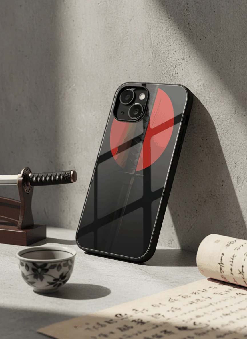 Katana Abstract Shot Theme Premium Glass Back Cover For iPhone 11-17 Models - Image 8