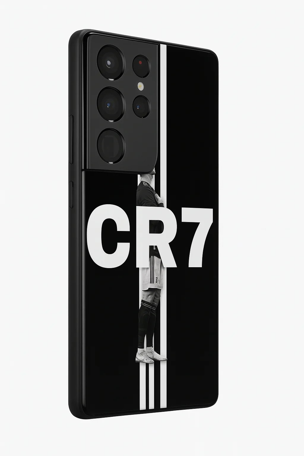 Legacy Stripe Premium Glass Back Cover For Galaxy S, A, M & F Series - Image 3