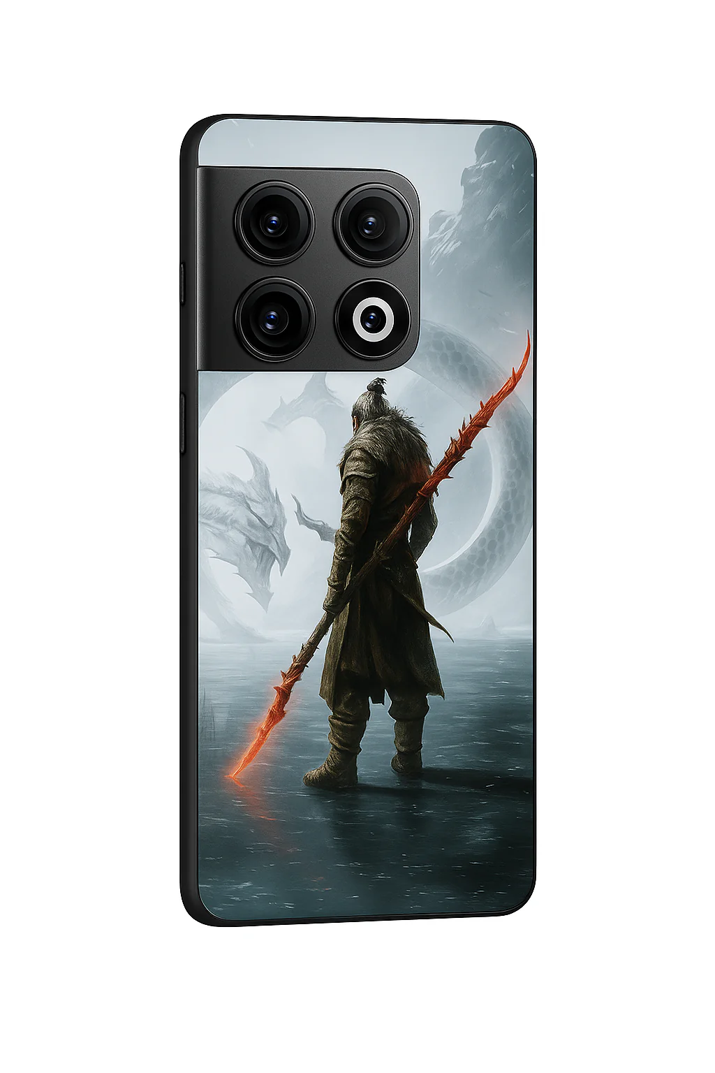 Let's Fight Premium Glass Back Cover For One Plus 13, 12, 11, 10, Nord Series - Image 3