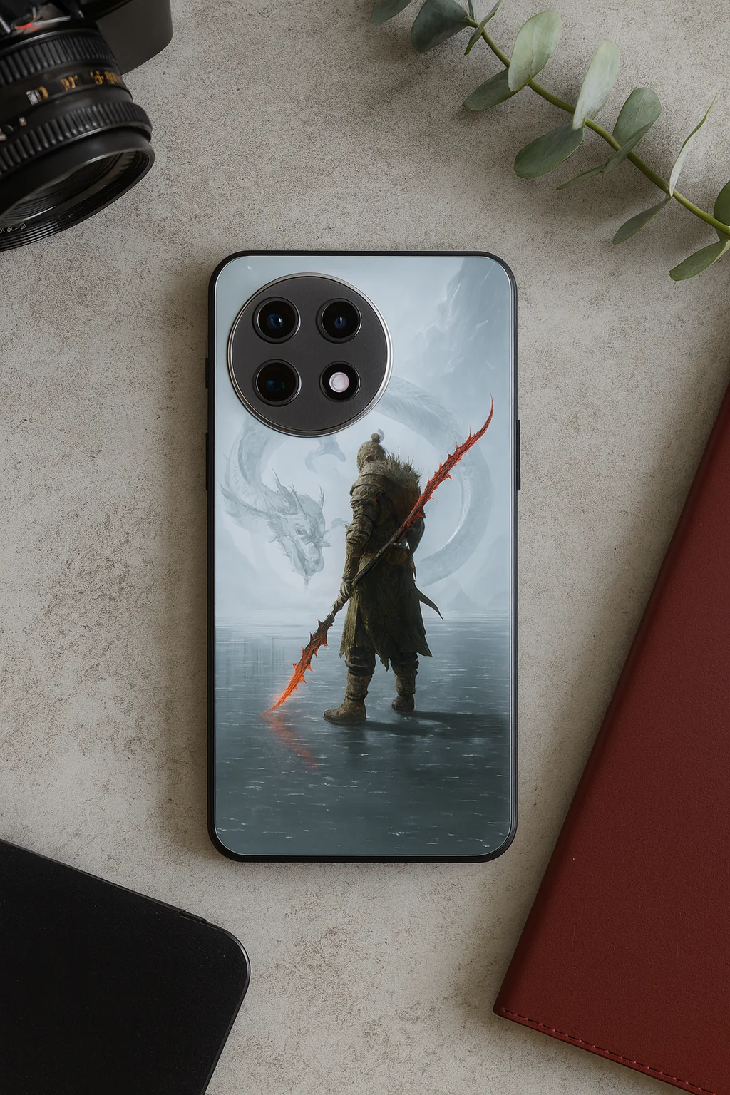 Let's Fight Premium Glass Back Cover For One Plus 13, 12, 11, 10, Nord Series - Image 6