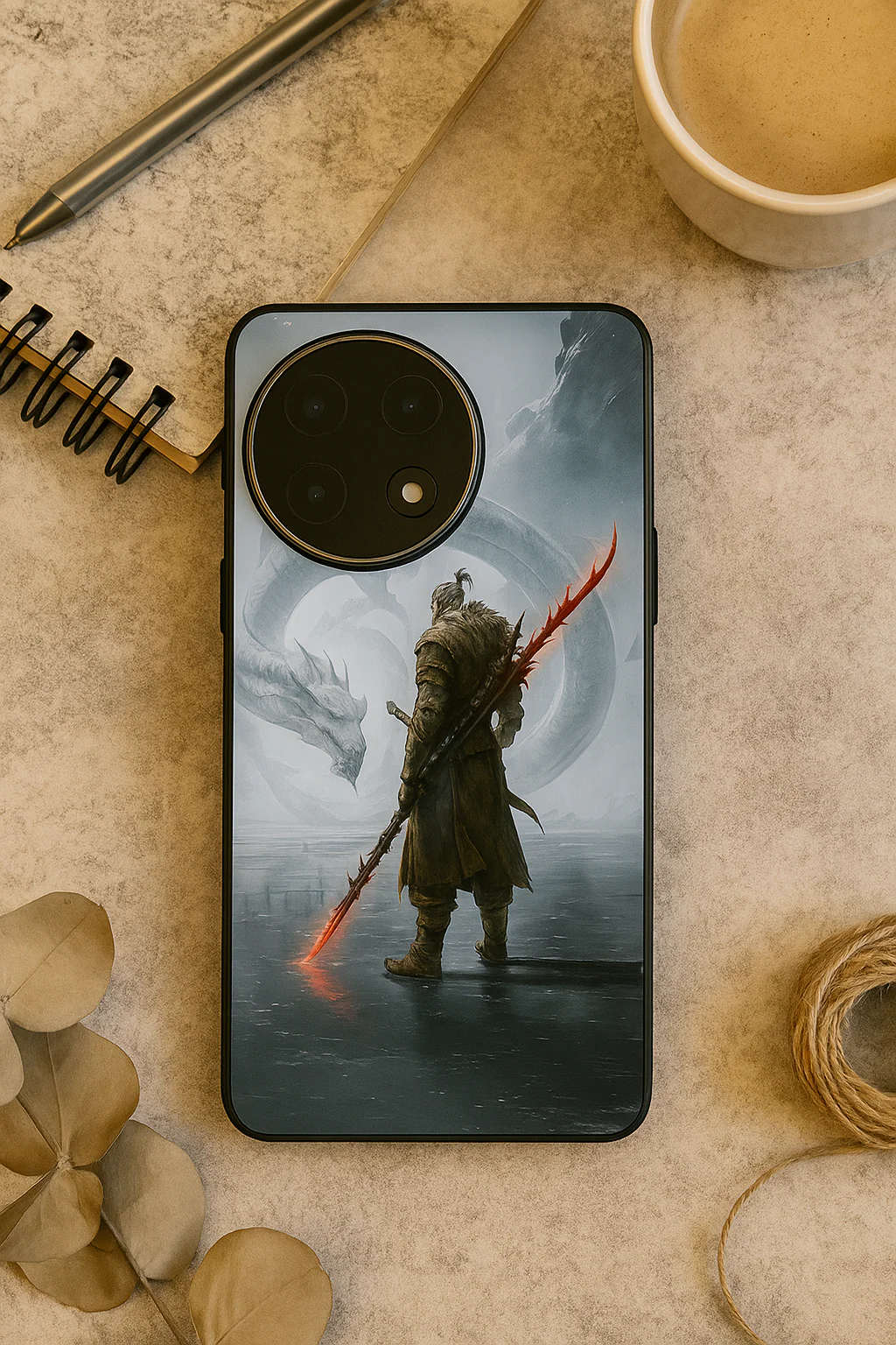 Let's Fight Premium Glass Back Cover For One Plus 13, 12, 11, 10, Nord Series - Image 8