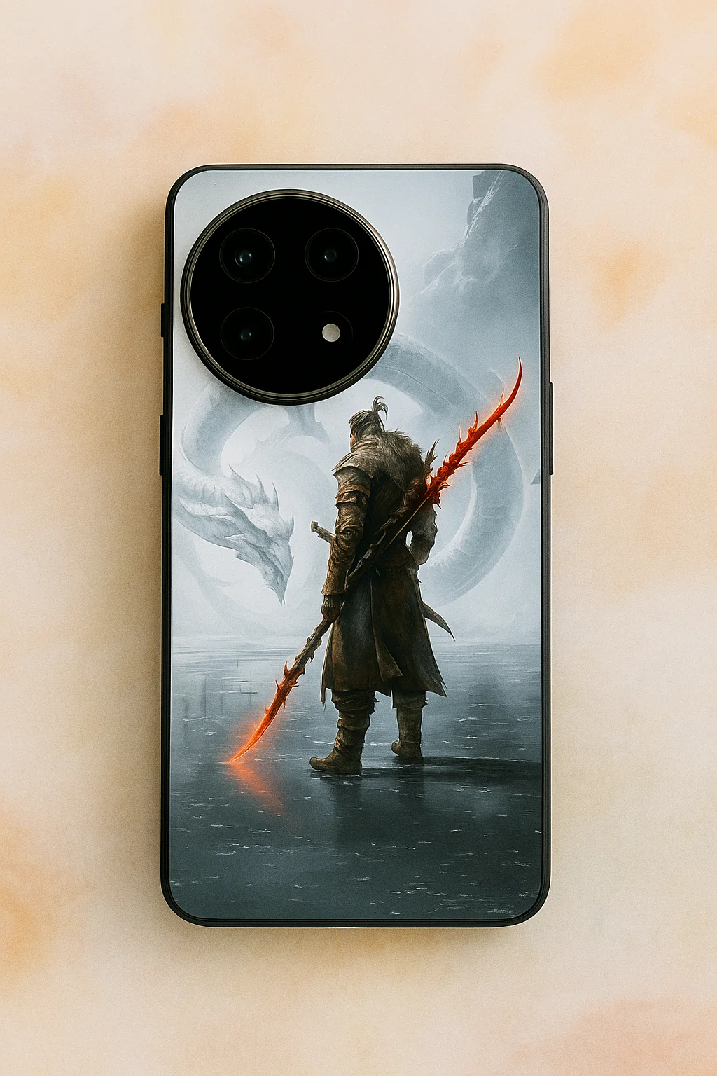 Let's Fight Premium Glass Back Cover For One Plus 13, 12, 11, 10, Nord Series - Image 9