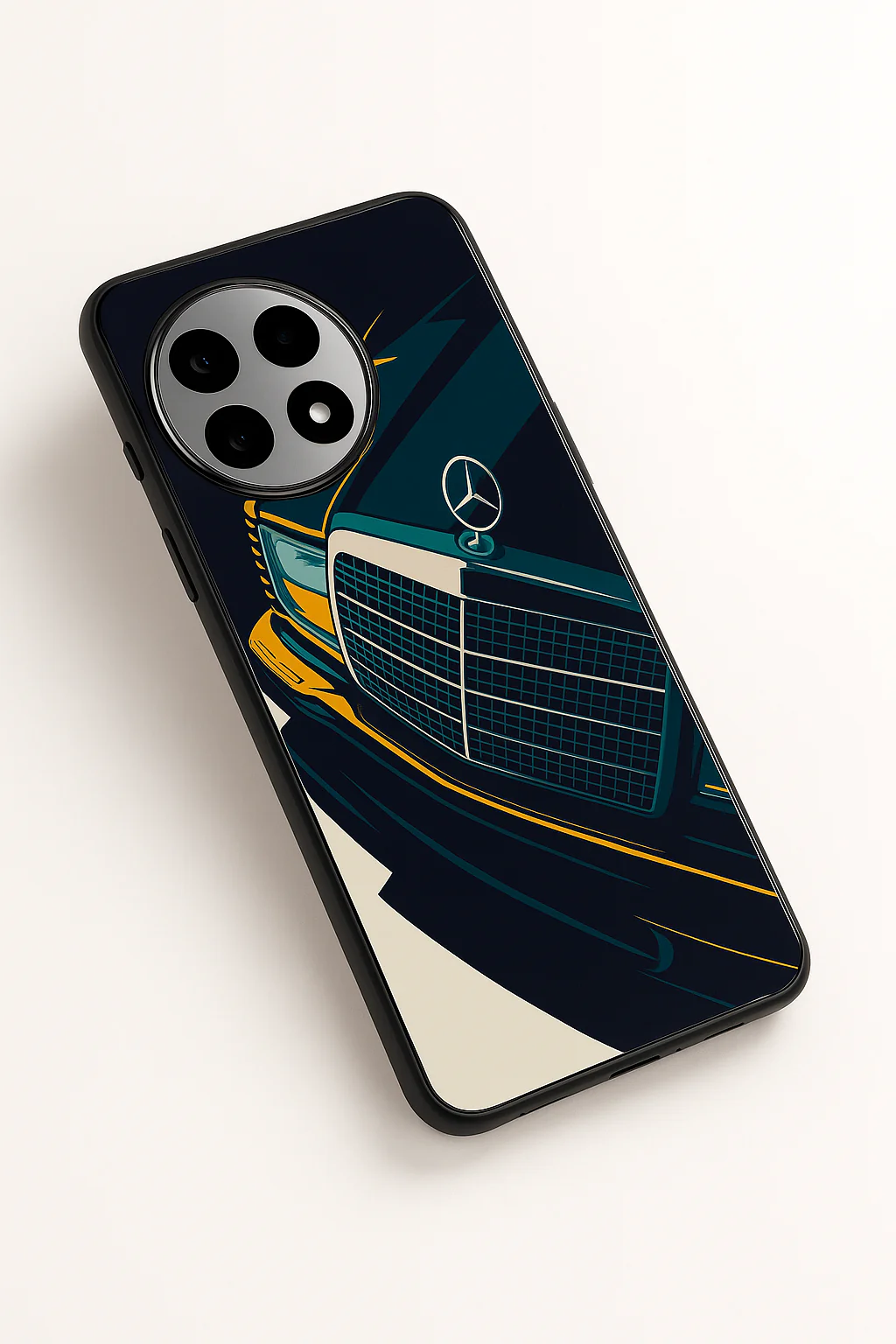 Minimal Car Sketch Premium Glass Back Cover For One Plus 13, 12, 11, 10, Nord Series - Image 7