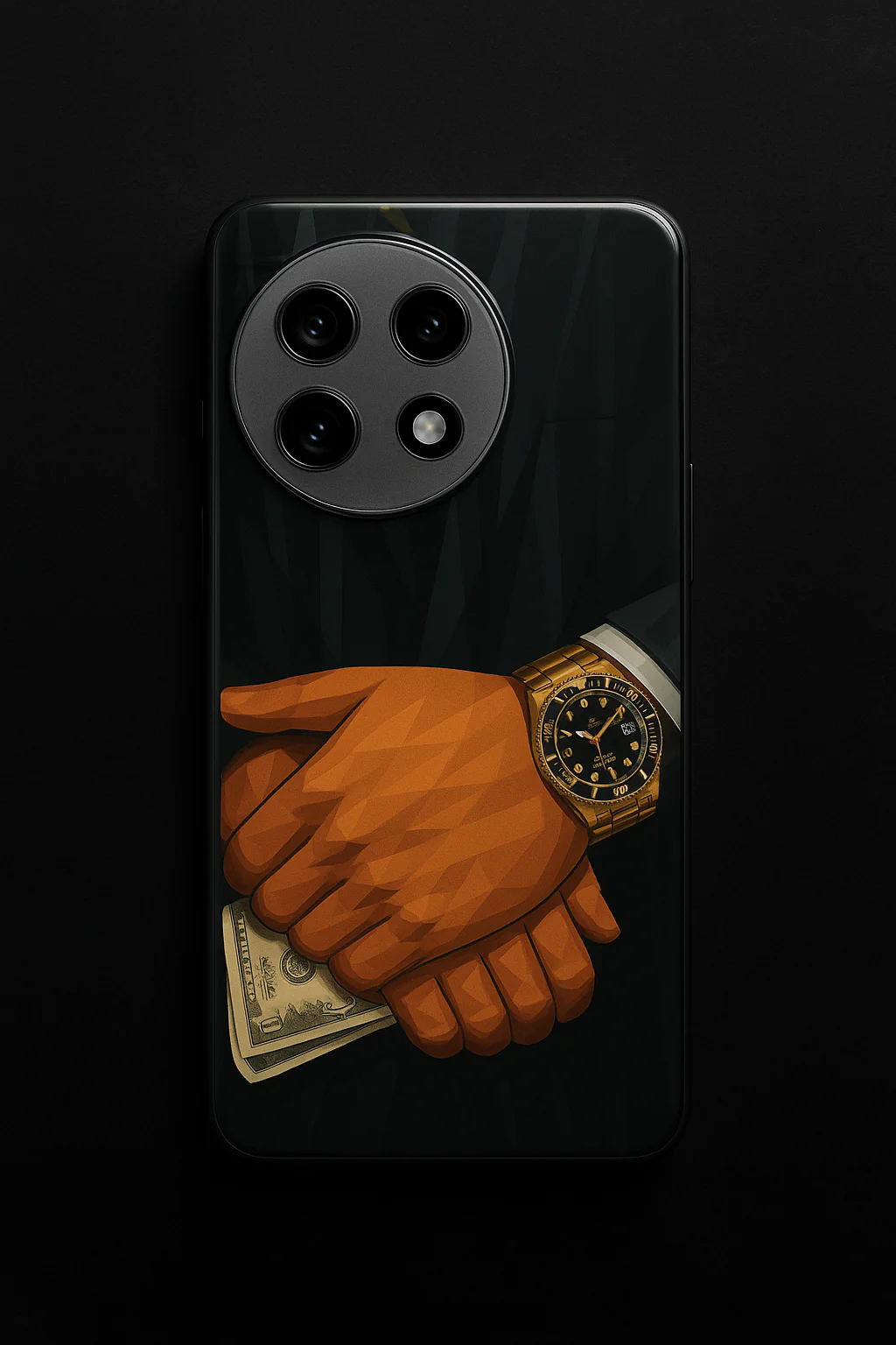 Money Matters Premium Glass Back Cover For One Plus 13, 12, 11, 10, Nord Series - Image 4