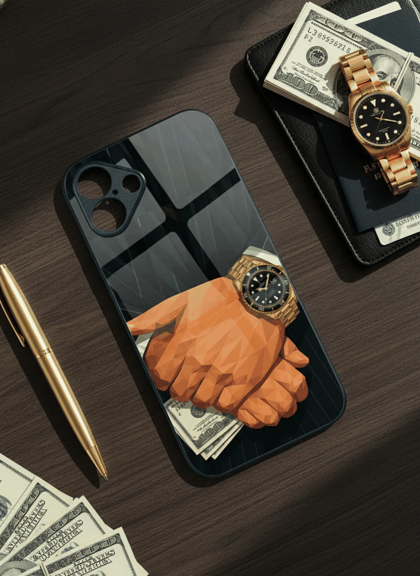 Money Matters Premium Glass Back Cover For iPhone 11-17 Models - Image 3