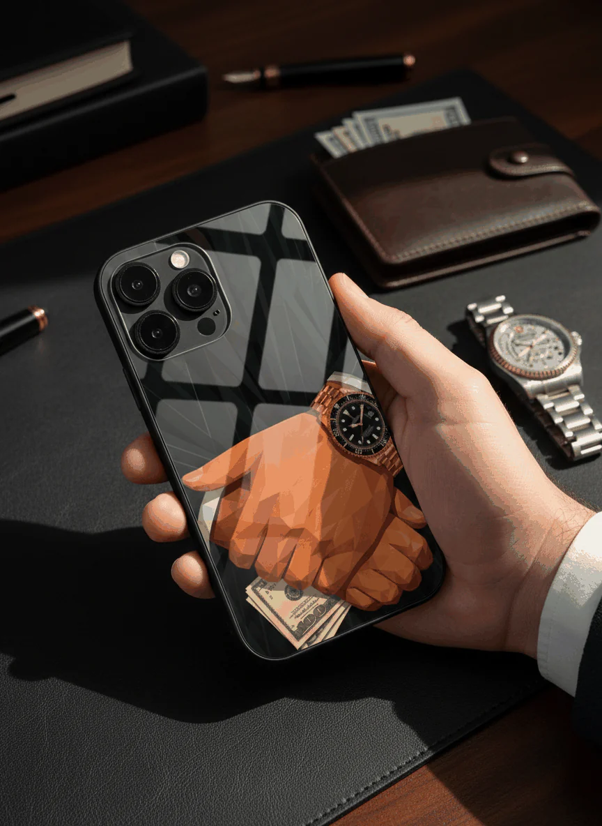 Money Matters Premium Glass Back Cover For iPhone 11-17 Models - Image 5