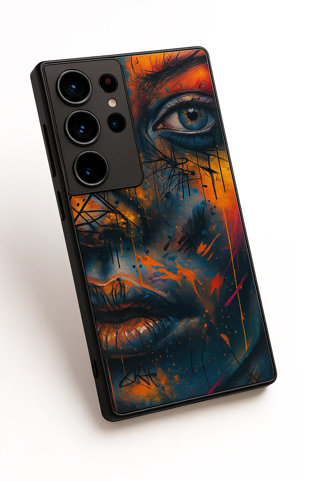 Neon Soul Premium Glass Back Cover For Galaxy S, A, M & F Series - Image 3