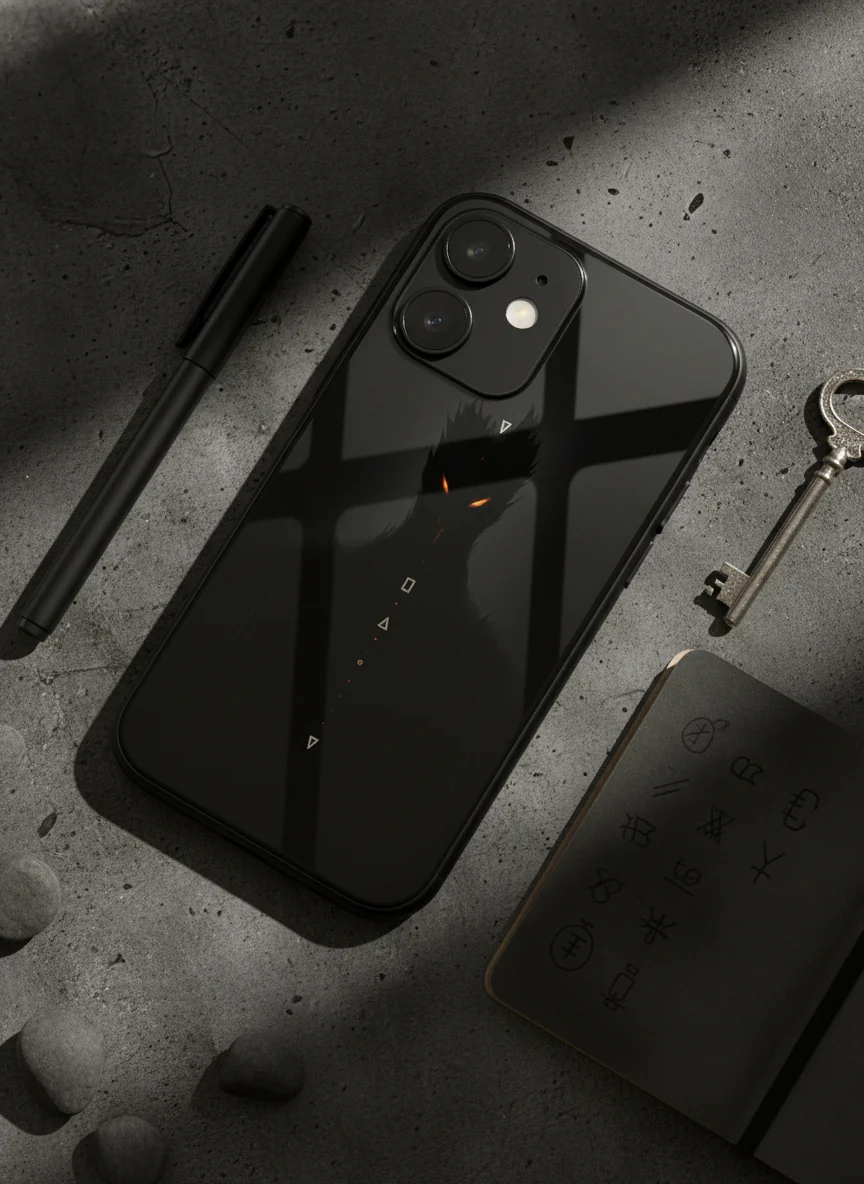 Oblivion Eyes Premium Glass Back Cover For iPhone 11-17 Models - Image 10