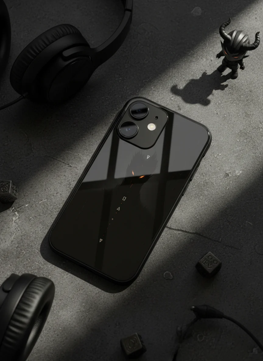 Oblivion Eyes Premium Glass Back Cover For iPhone 11-17 Models - Image 4