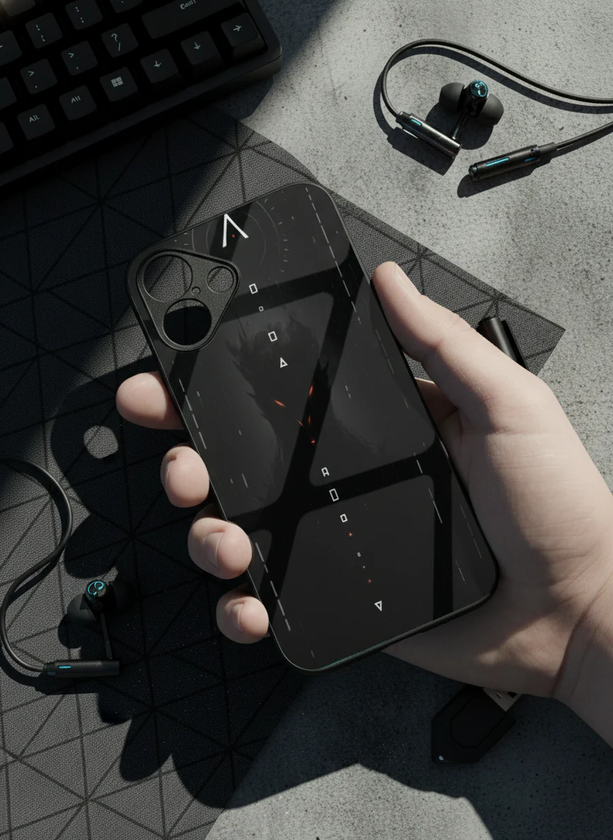 Oblivion Eyes Premium Glass Back Cover For iPhone 11-17 Models - Image 8