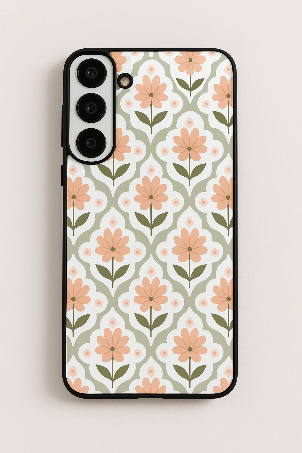 Pastel Petals Premium Glass Back Cover For Galaxy S, A, M & F Series - Image 6