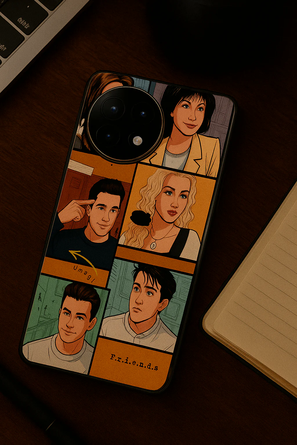 FRIENDS Pop Art Squad Premium Glass Back Cover For One Plus 13, 12, 11, 10, Nord Series - Image 8