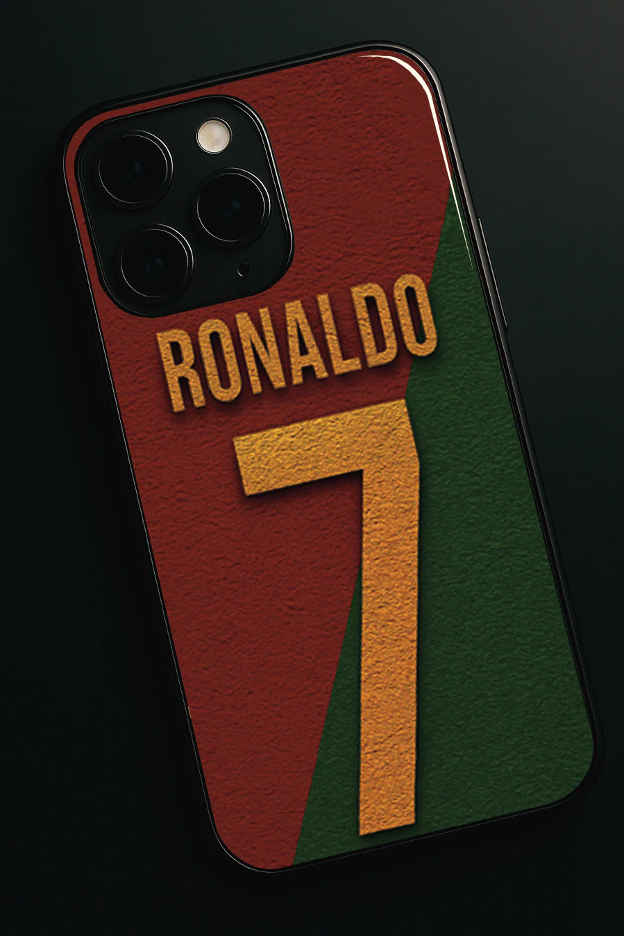 Ronaldo Royale Premium Glass Back Cover For iPhone 11-17 Models - Image 14