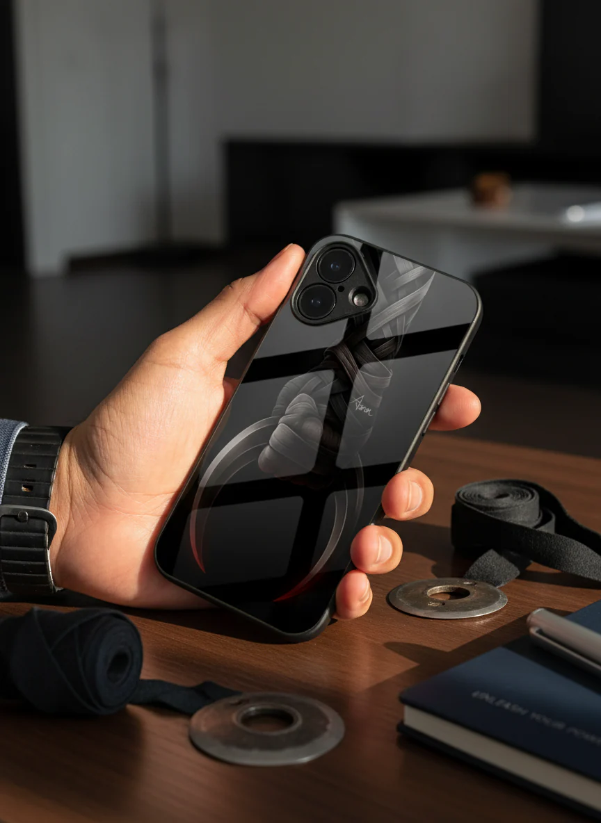 Shadowfang Premium Glass Back Cover For iPhone 11-17 Models - Image 5