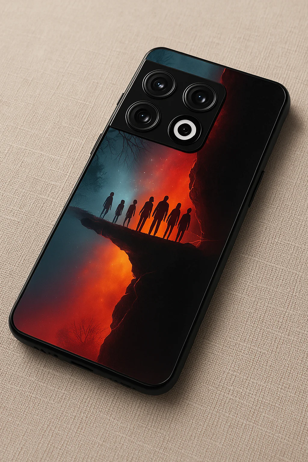 STRANGER THINGS- Parallel Edge Premium Glass Back Cover For One Plus 13, 12, 11, 10, Nord Series - Image 5