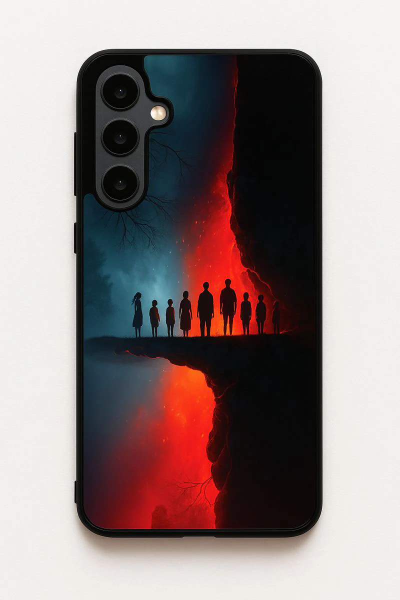 STRANGER THINGS- Parallel Edge Premium Glass Back Cover For Galaxy S, A, M & F Series - Image 8