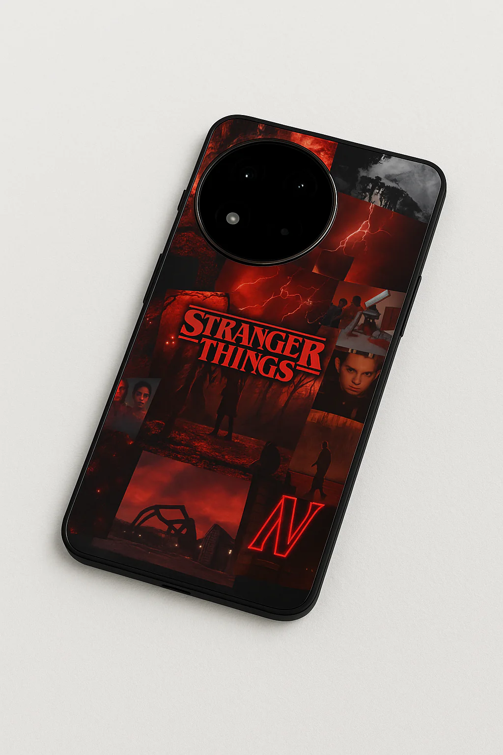 STRANGER THINGS- Red Realm Edit Premium Glass Back Cover For One Plus 13, 12, 11, 10, Nord Series - Image 7