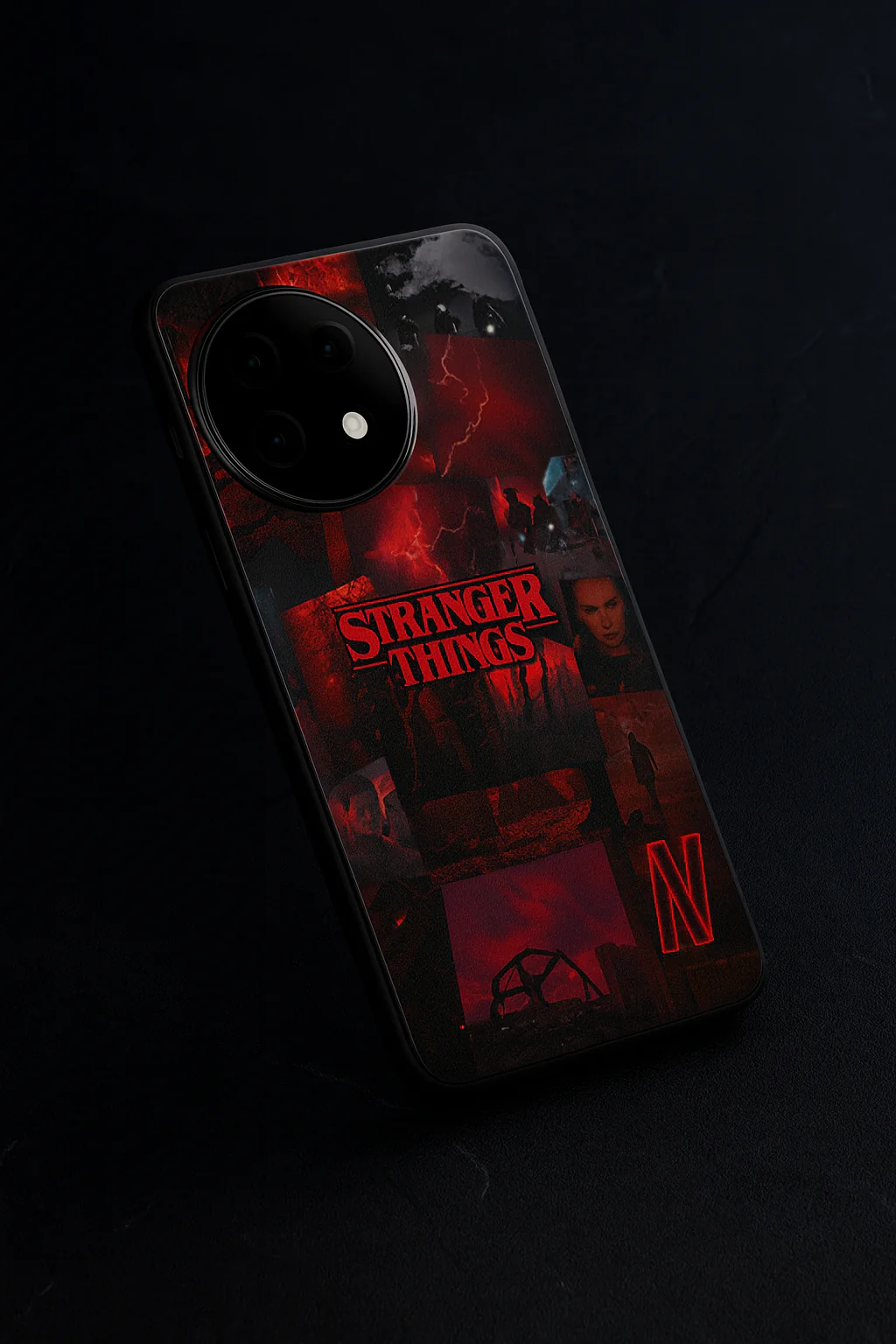 STRANGER THINGS- Red Realm Edit Premium Glass Back Cover For One Plus 13, 12, 11, 10, Nord Series - Image 8
