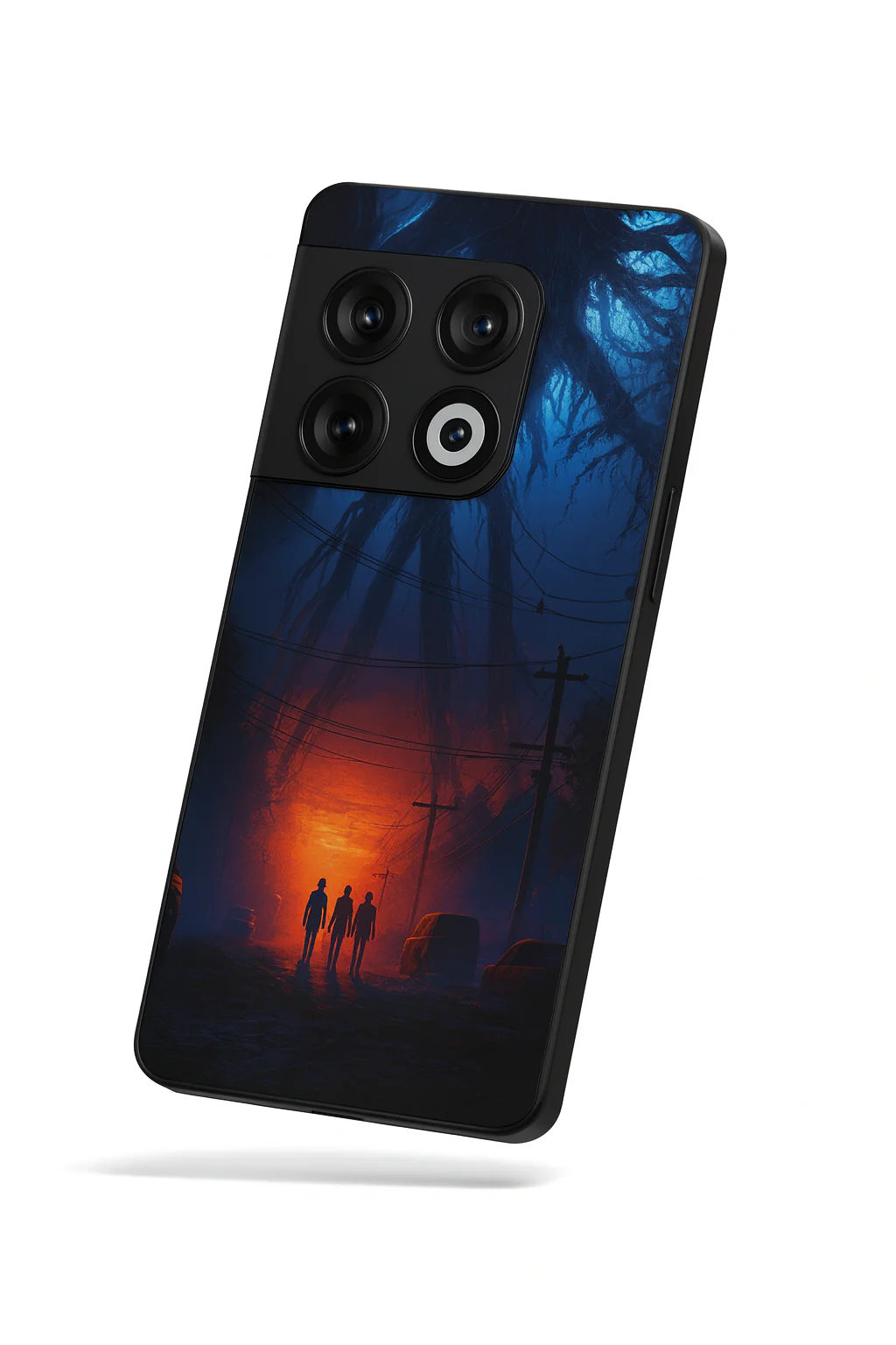 STRANGER THINGS- Shadowrise Premium Glass Back Cover For One Plus 13, 12, 11, 10, Nord Series - Image 3