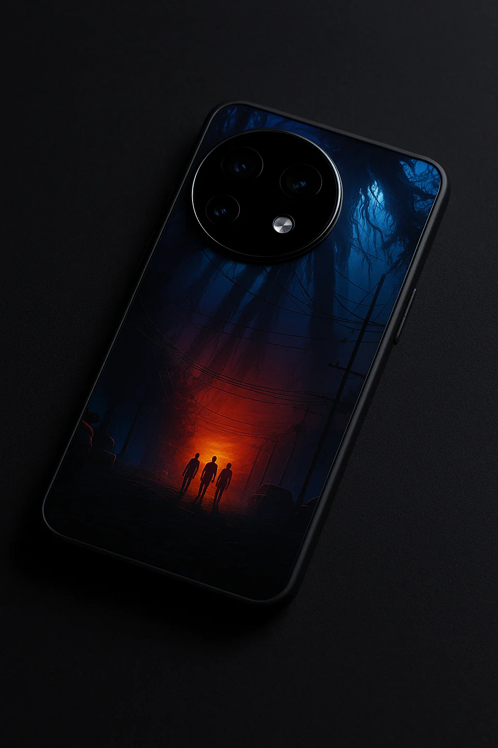 STRANGER THINGS- Shadowrise Premium Glass Back Cover For One Plus 13, 12, 11, 10, Nord Series - Image 6