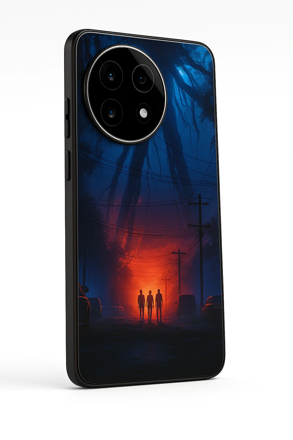 STRANGER THINGS- Shadowrise Premium Glass Back Cover For One Plus 13, 12, 11, 10, Nord Series - Image 7
