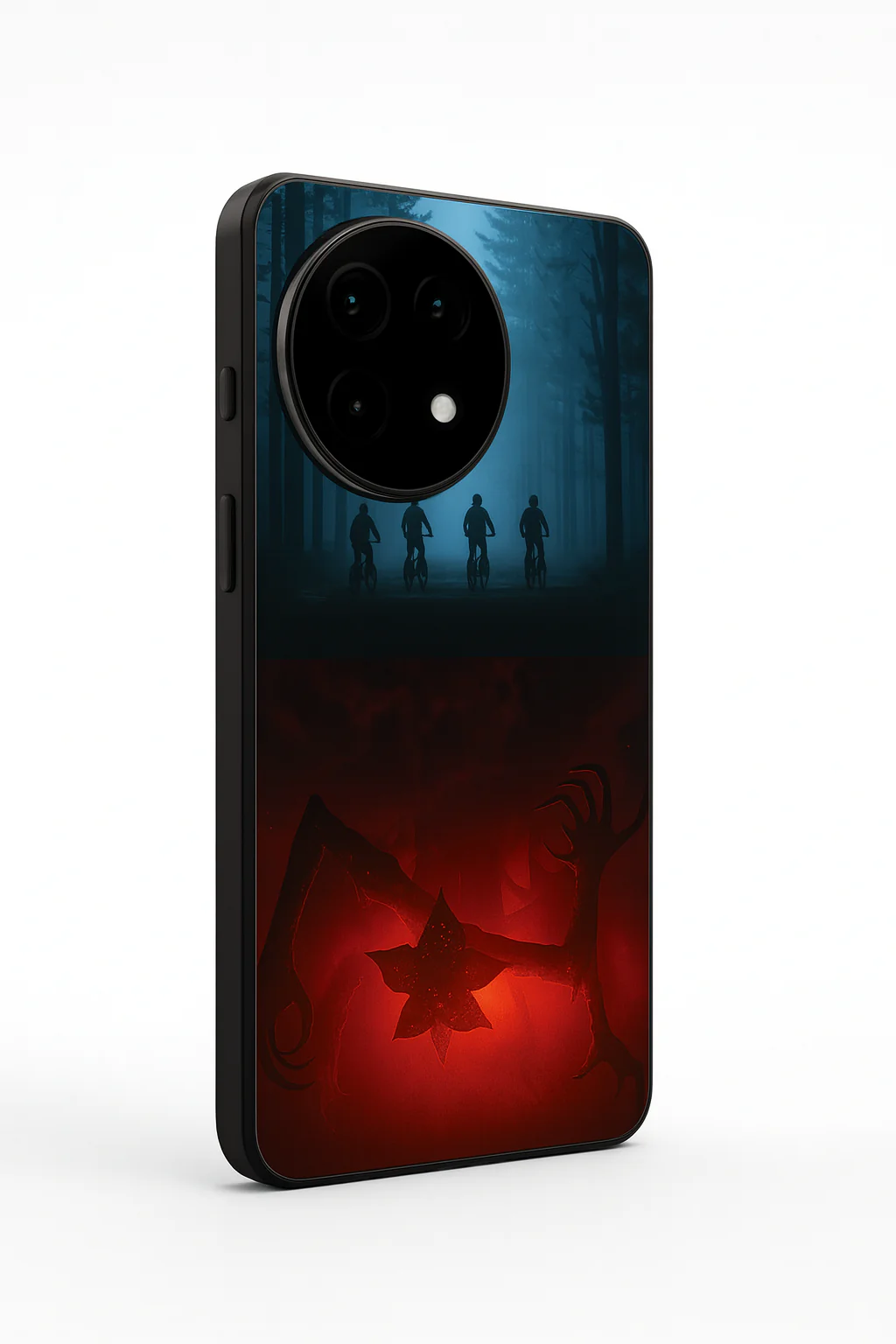 STRANGER THINGS- ShadowSplit Premium Glass Back Cover For One Plus 13, 12, 11, 10, Nord Series - Image 7