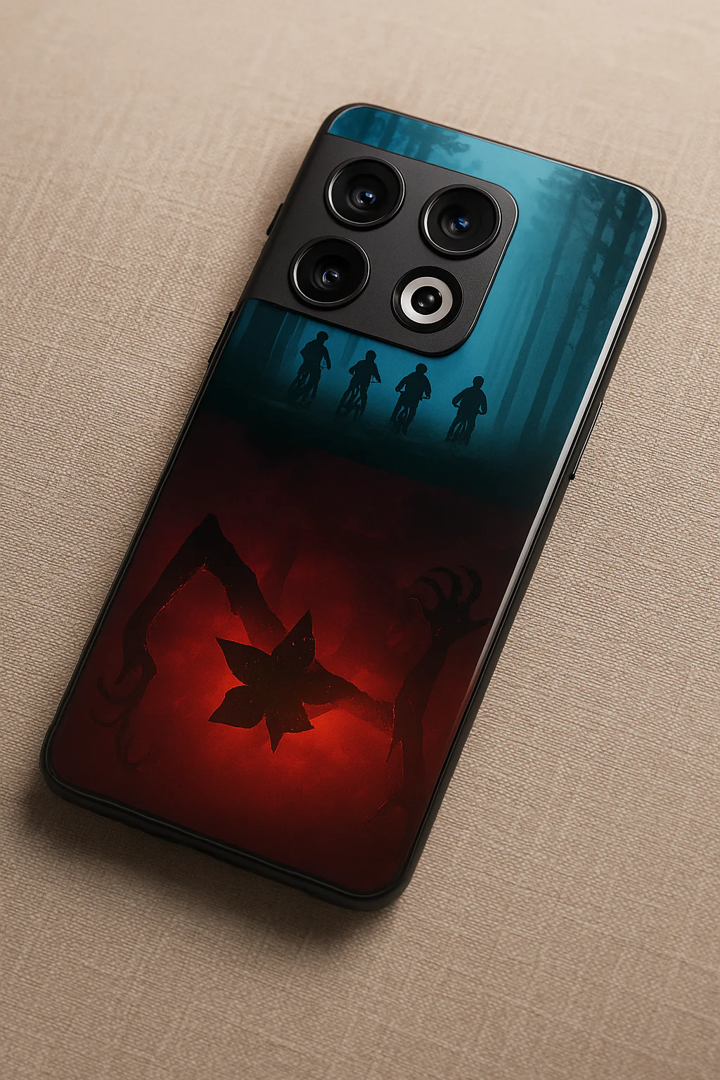 STRANGER THINGS- ShadowSplit Premium Glass Back Cover For One Plus 13, 12, 11, 10, Nord Series - Image 8