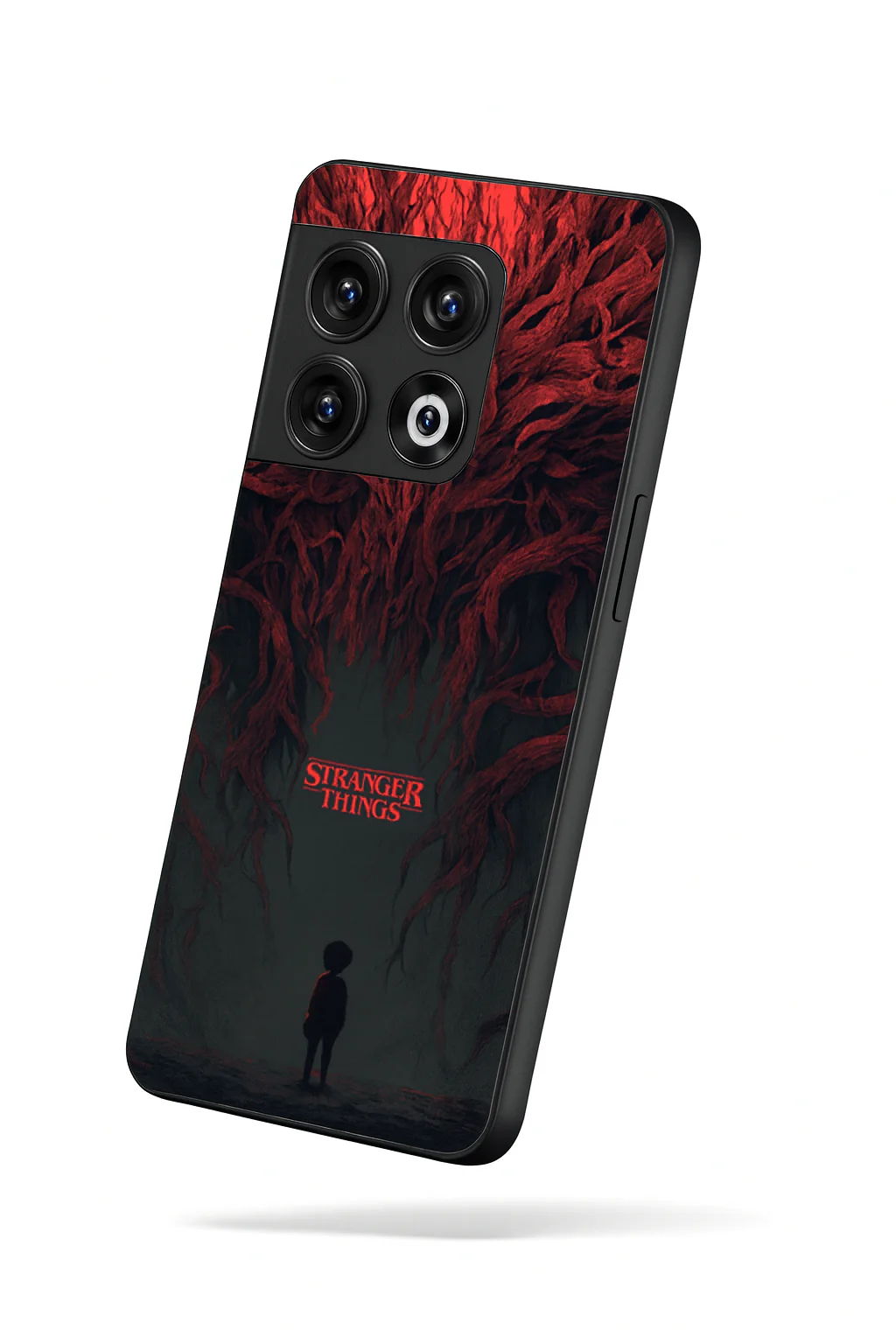STRANGER THINGS- Stranger Dark Roots Premium Glass Back Cover For One Plus 13, 12, 11, 10, Nord Series - Image 3