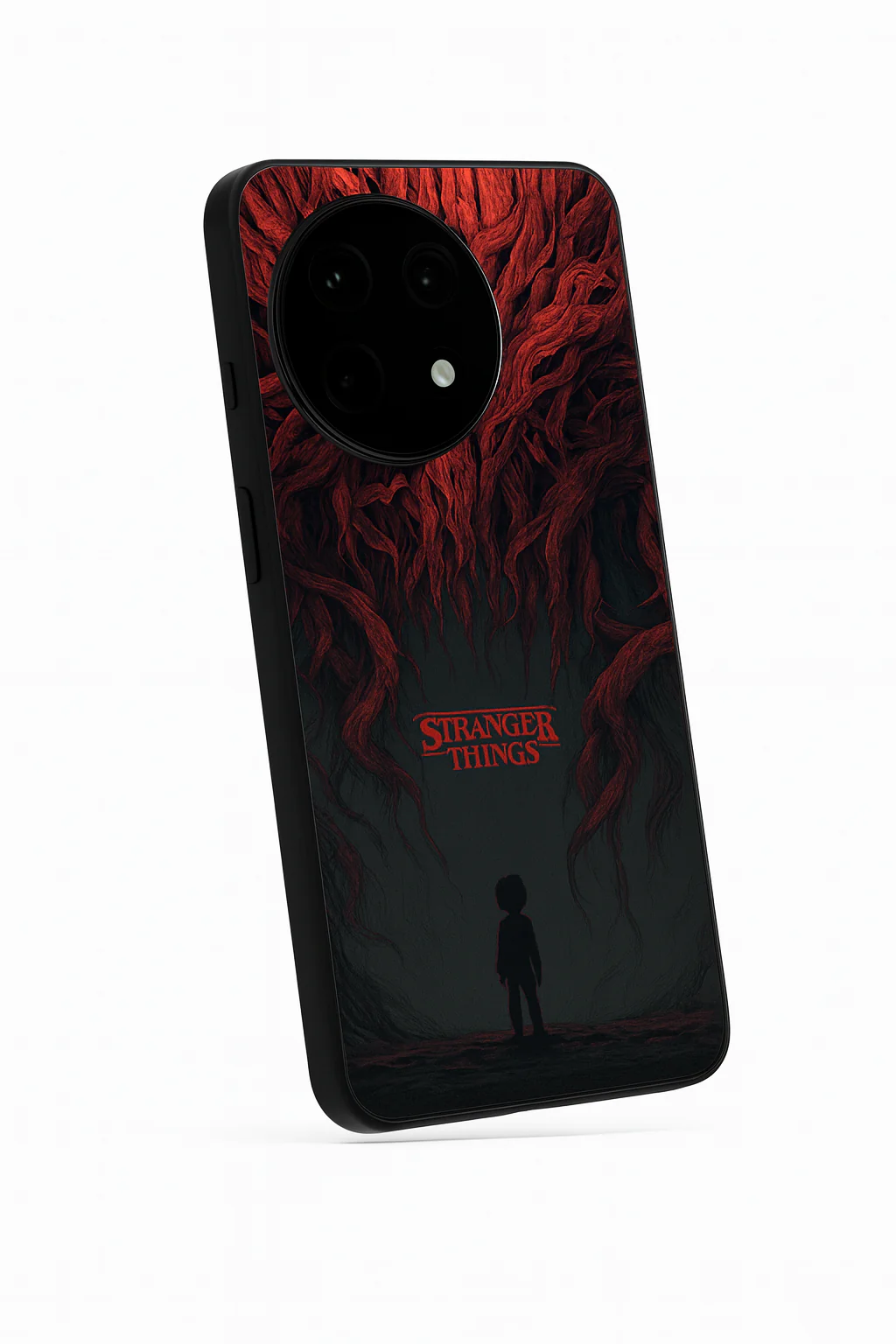 STRANGER THINGS- Stranger Dark Roots Premium Glass Back Cover For One Plus 13, 12, 11, 10, Nord Series - Image 7
