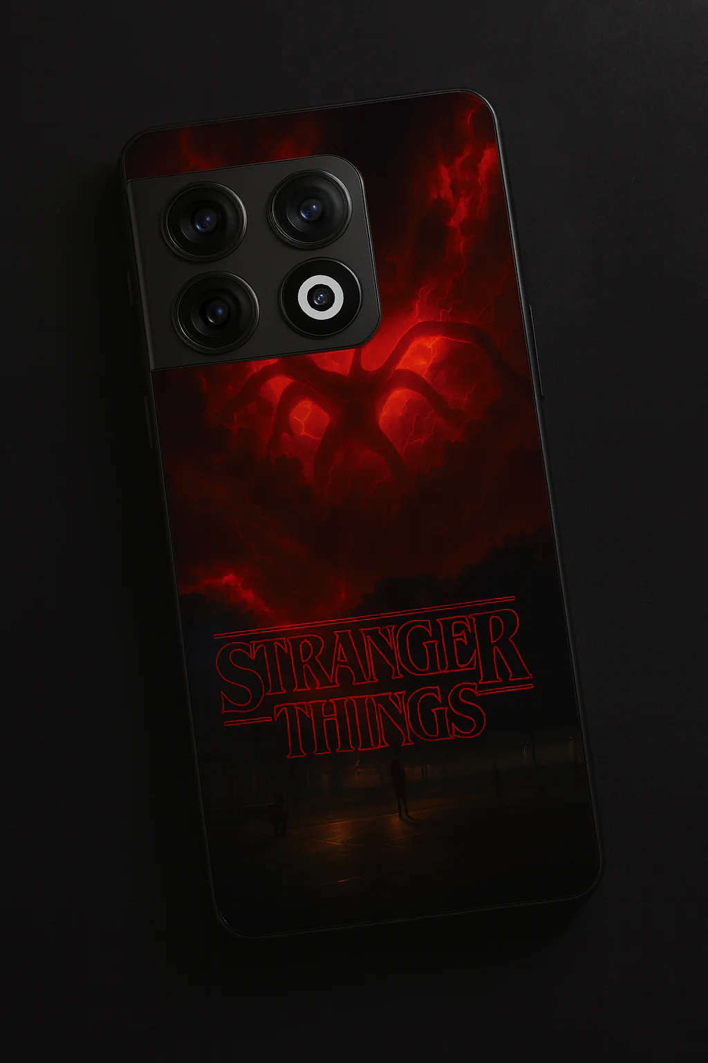 STRANGER THINGS- The Dark Overlord Premium Glass Back Cover For One Plus 13, 12, 11, 10, Nord Series - Image 6
