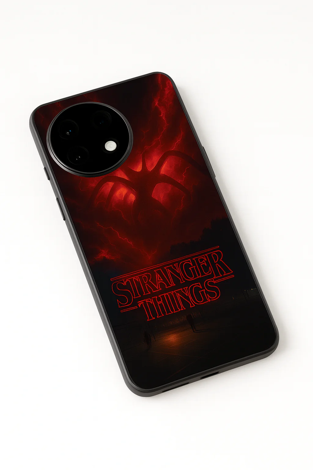 STRANGER THINGS- The Dark Overlord Premium Glass Back Cover For One Plus 13, 12, 11, 10, Nord Series - Image 7