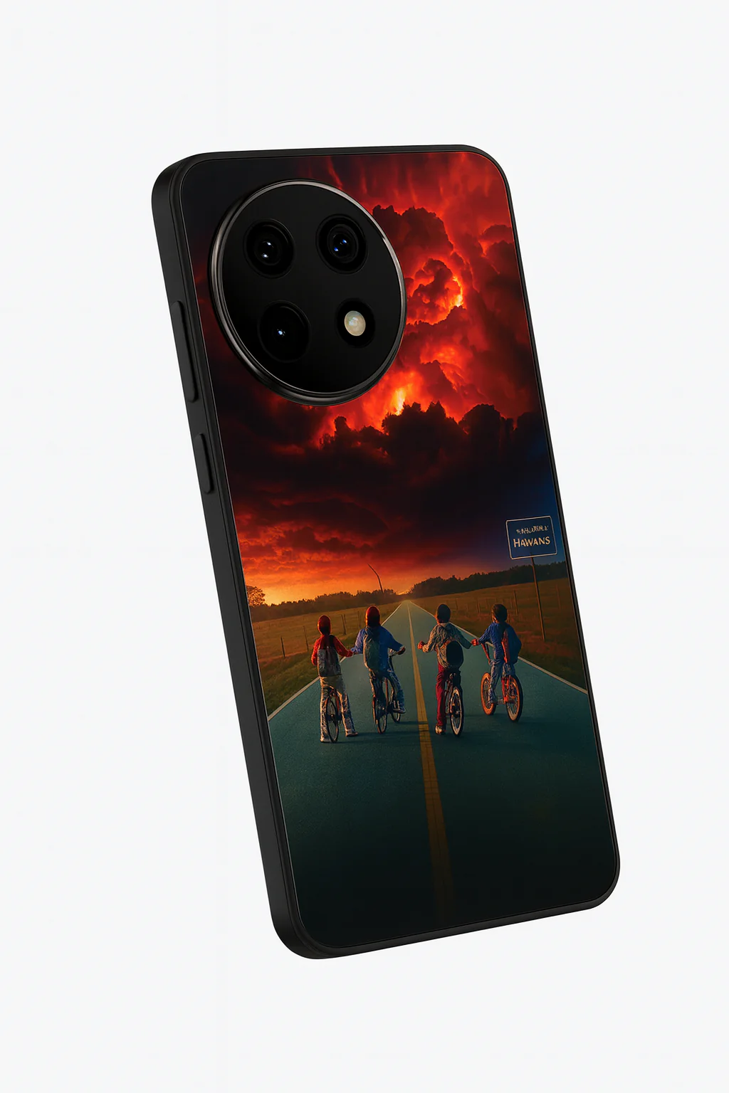STRANGER THINGS- The Four Riders Premium Glass Back Cover For One Plus 13, 12, 11, 10, Nord Series - Image 7