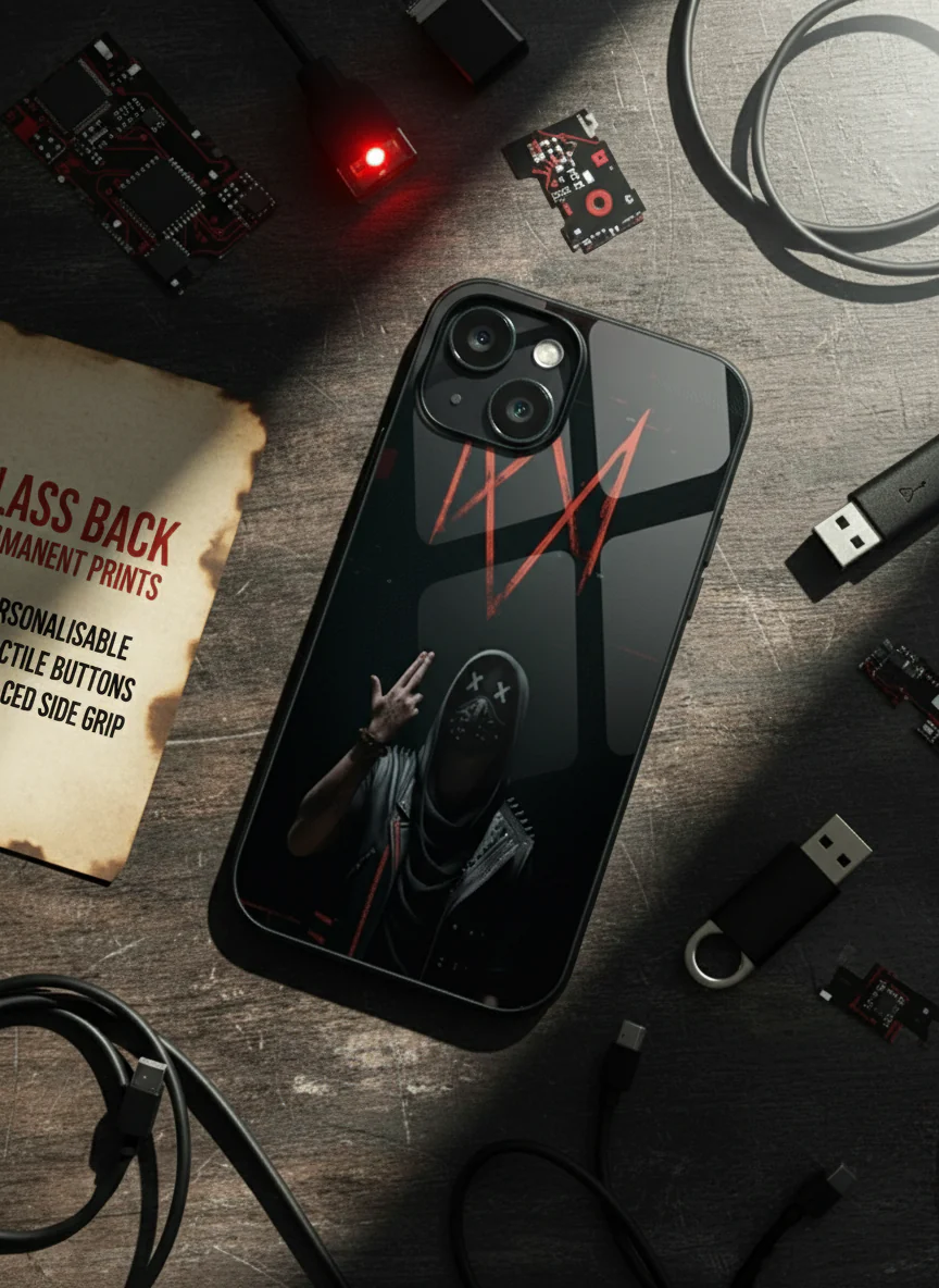 Symbol Premium Glass Back Cover For iPhone 11-17 Models - Image 10