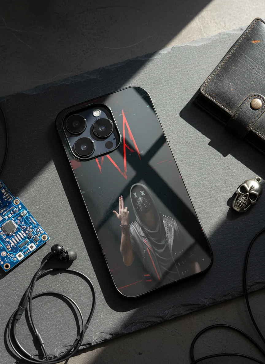 Symbol Premium Glass Back Cover For iPhone 11-17 Models - Image 3