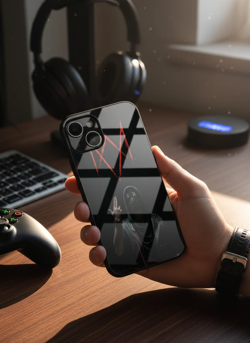 Symbol Premium Glass Back Cover For iPhone 11-17 Models - Image 4