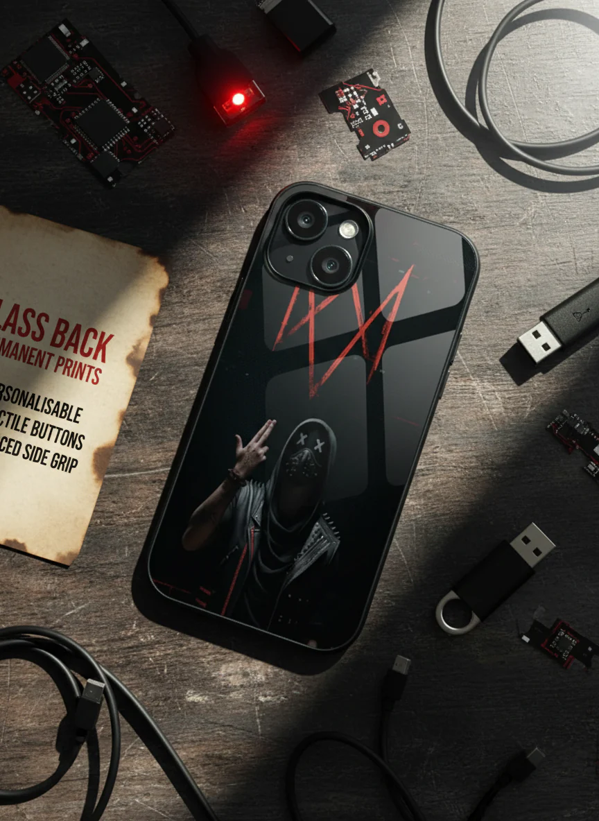 Symbol Premium Glass Back Cover For iPhone 11-17 Models - Image 5